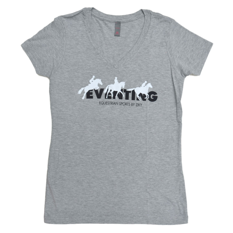 Eventing V-Neck Shirt Heather Grey – ZIKYboutique